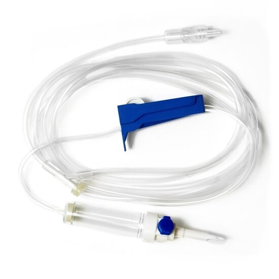 TrueCare™ Primary IV Administration Set With 1 Y-Port, 15 Micron Filter, 20 Drops/mL, 92" Tubing, Each